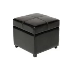 Qara Dərili Kvadrat Puf