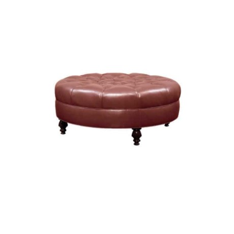 Round Cafe Ottoman