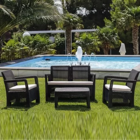 Rattan Enjeksiyon Restoran Bahçe Koltuğu Rattan Enjeksiyon Restoran Bahçe Koltuğu