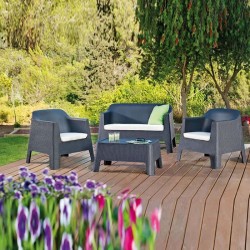 Siyah Rattan Enjeksiyon Bahçe Koltuğu Siyah Rattan Enjeksiyon Bahçe Koltuğu