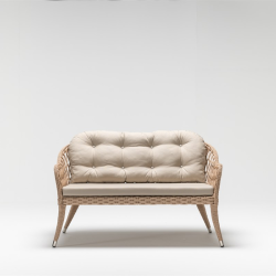 İkili Koltuk Rattan Minderli  İkili Koltuk Rattan Minderli