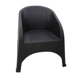 Black Rattan Injection Armchair Black Rattan Injection Armchair