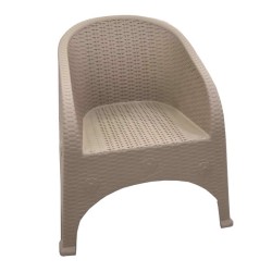 Karrige kopshti me injeksion plastik Capuccino Rattan Karrige kopshti me injeksion plastik Capuccino Rattan