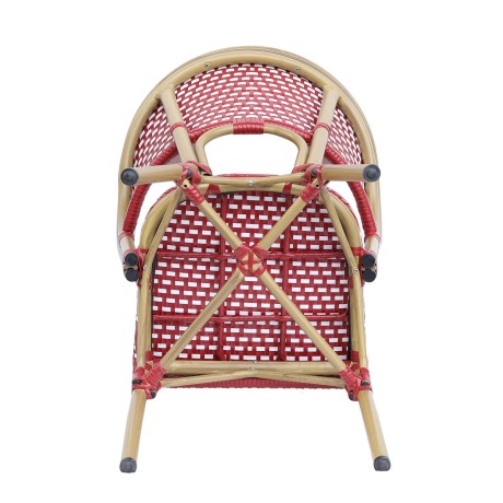 Beige Color Rattan Injection Chair