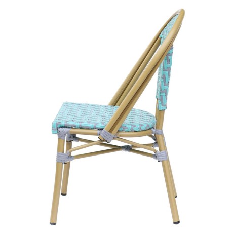 Beige Color Rattan Injection Chair