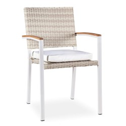 Alüminyum İskelet Rattan Sentetik Örgülü Bahçe Yazlık Sandalyesi Alüminyum İskelet Rattan Sentetik Örgülü Bahçe Yazlık Sandalyesi