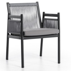 Alüminyum İskeletli Fileli Rattan Sandalye Alüminyum İskeletli Fileli Rattan Sandalye