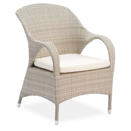 Capuccino Minderli Rattan Lüks Sandalye