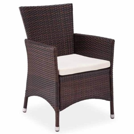 Kollu Rattan Bahçe Sandalyesi Kollu Rattan Bahçe Sandalyesi