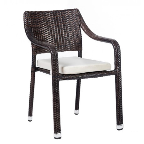 Rattan Minderli Dayanıklı Sandalye Rattan Minderli Dayanıklı Sandalye