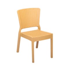 Bej Renkli Rattan Enjeksiyon Sandalye Bej Renkli Rattan Enjeksiyon Sandalye