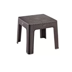 Table de jardin en rotin à café