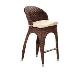 Brown Rattan Bar Chair Brown Rattan Bar Chair