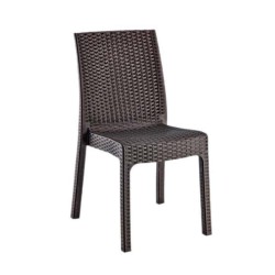 Стол за кафе с ратан за инжектиране на открито Стол за кафе с ратан за инжектиране на открито