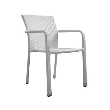 Rattan White Chair