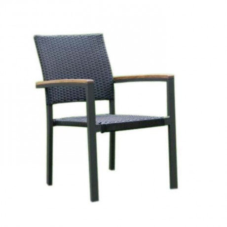 Rattan Cafe Garden Arm Chair