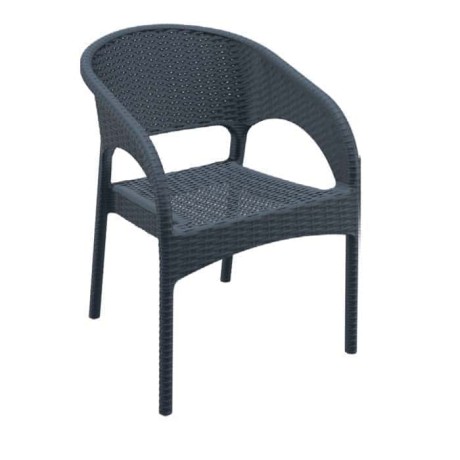 Outdoor Garden Chair with Black Arm