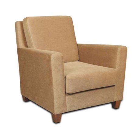 Folding Beige Fabric Hospital Hotel Companion Armchair