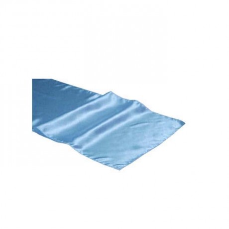 Blue Fabric Banquet Table Runner