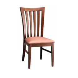 Вертикален решетъчен дървен рустик стол Вертикален решетъчен дървен рустик стол