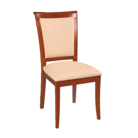 Silk Opaque Painted Cream Sonil Fabric Rustic Chair