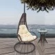 Qəhvə Rattan Tək Yelləncək Qəhvə Rattan Tək Yelləncək