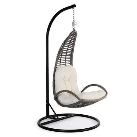 Qəhvə Rattan Tək Yelləncək Qəhvə Rattan Tək Yelləncək