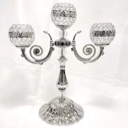 3 Kollu Düğün Balo Davet Şamdanı