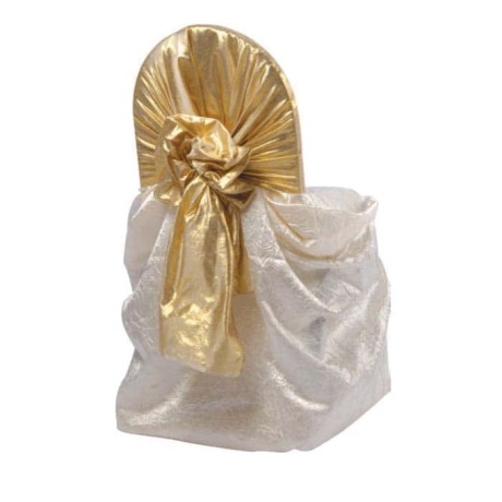 White Satin Organza Chair Dress Up