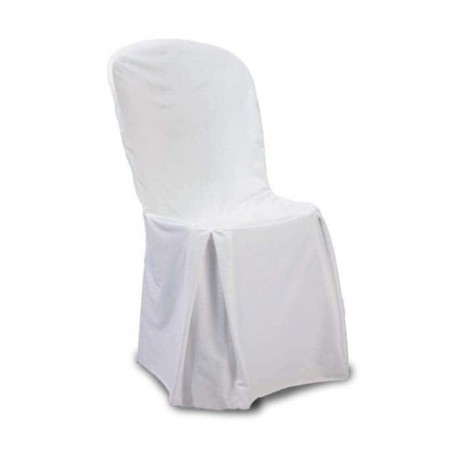 Satin White Plastic Chair Cover