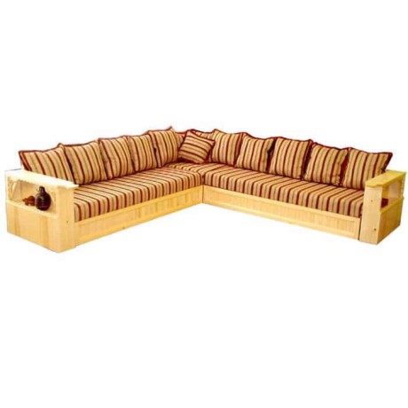 Ahşap Latalı Natural Boyalı Şark Köşesi Şark Minderli Sedir Ahşap Latalı Natural Boyalı Şark Köşesi Şark Minderli Sedir