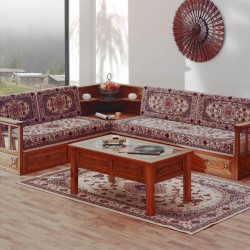 Meubles en cèdre sculpté