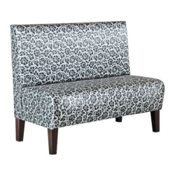 Çiçek Desenli Deri Döşemeli Sedir Çiçek Desenli Deri Döşemeli Sedir