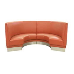 Deri Döşemeli Yuvarlak Loca Deri Döşemeli Yuvarlak Loca