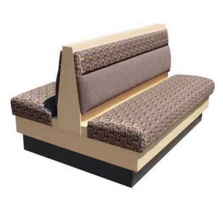 Grau Leder Gepolstert Zwei Sided Holz Loca Grau Leder Gepolstert Zwei Sided Holz Loca