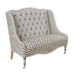 Gri Kumaş Döşemeli Otel Kanepesi Gri Kumaş Döşemeli Otel Kanepesi