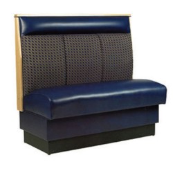 Gri Kumaş Mavi Deri Döşemeli Sedir Gri Kumaş Mavi Deri Döşemeli Sedir