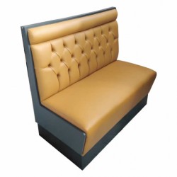 Hardal Sarısı Kapitoneli Sırt Dayamalı Çiftli Sedir Hardal Sarısı Kapitoneli Sırt Dayamalı Çiftli Sedir