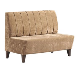 Kahve Kumaş Döşemeli Dilimli Sedir Kahve Kumaş Döşemeli Dilimli Sedir