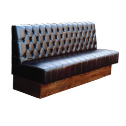 Kapitoneli Kahve Derili Restoran Locası Kapitoneli Kahve Derili Restoran Locası