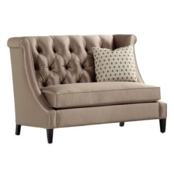 Kapitoneli Kumaş Döşemeli Restoran Sediri Kapitoneli Kumaş Döşemeli Restoran Sediri