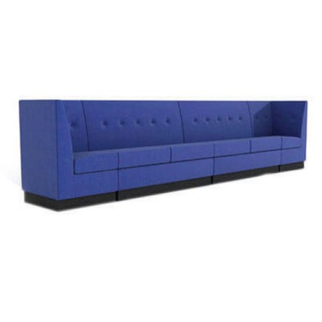 Blue Fabric Upholstered Loca