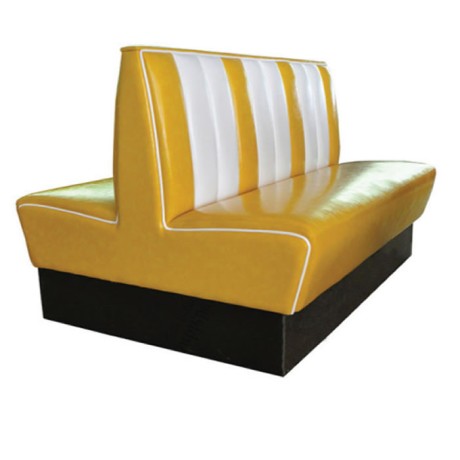 Yellow White Double Sided Booths Yellow White Double Sided Booths