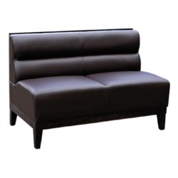 Siyah Deri Döşemeli Restoran Sediri Siyah Deri Döşemeli Restoran Sediri