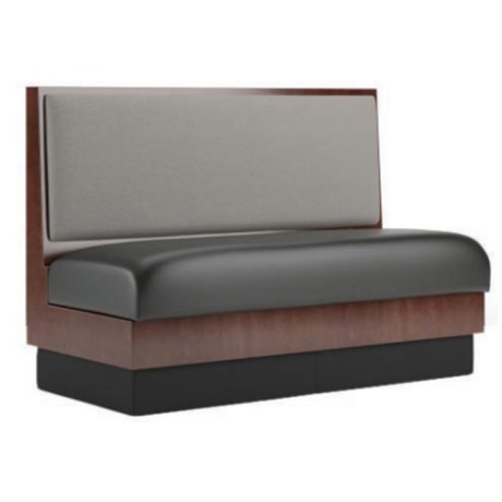 Black Leather Hotel Restaurant Couch Black Leather Hotel Restaurant Couch