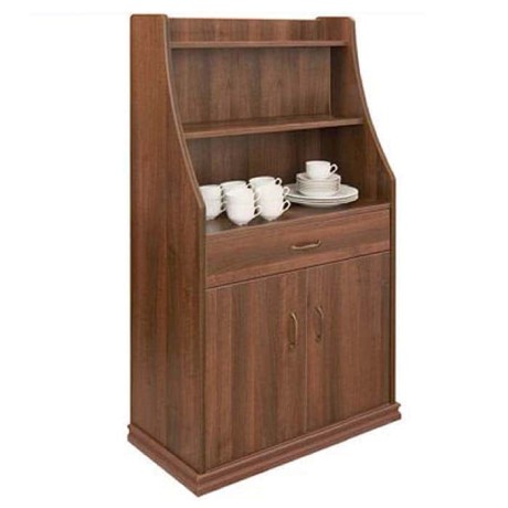 Wooden Polished Hotel Restaurant Great Service Cabinet