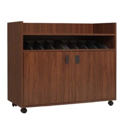 Shërbëtor i Restorantit me Arrë të Errët Mdflam Shërbëtor i Restorantit me Arrë të Errët Mdflam