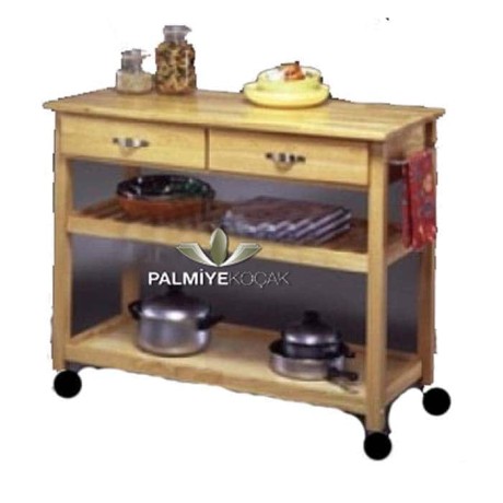 Rad Holz Eiche Serviceschrank Rad Holz Eiche Serviceschrank