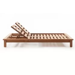 Chaise longue en bois 1ère classe