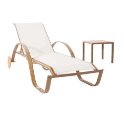 الألومونيوم ، سرير التشمس البحري مع ذراع